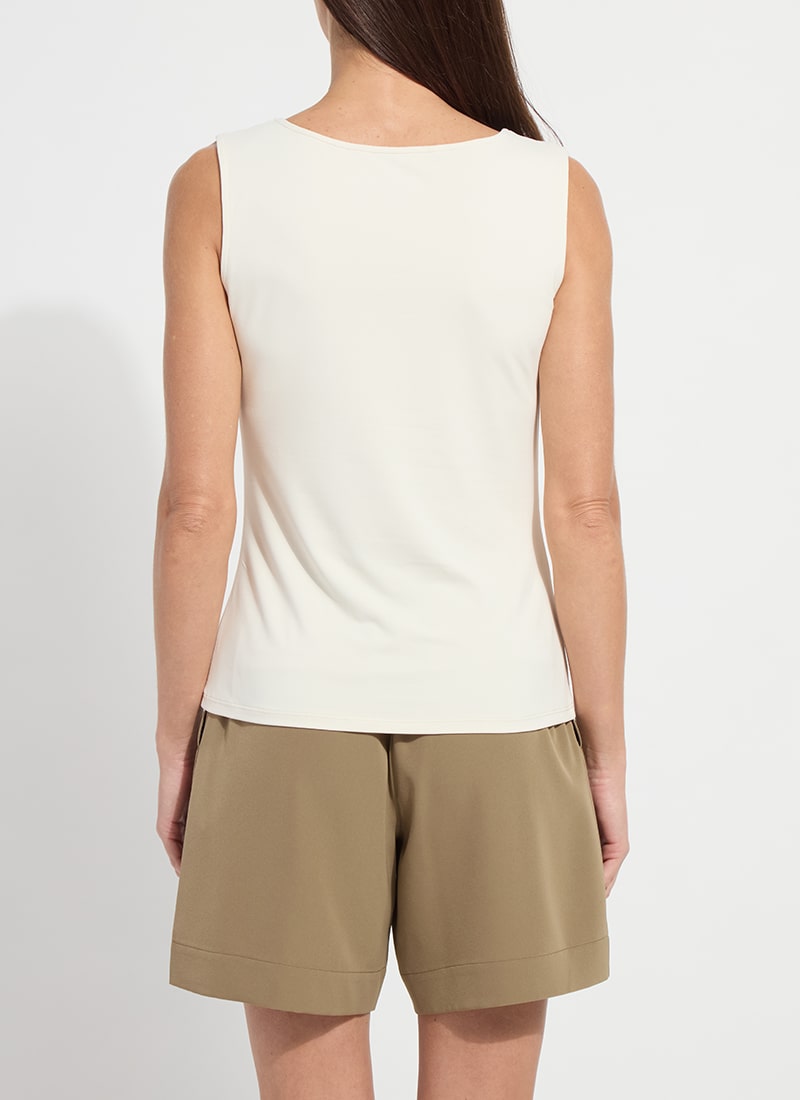 Evie Scoop Neck Tank Macadamia