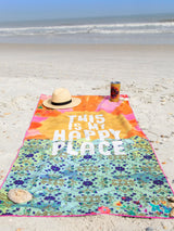 Double Sided Micro Fiber Beach Towel