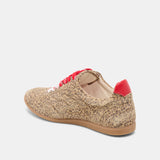 Laini Sneakers Tan Leopard Suede