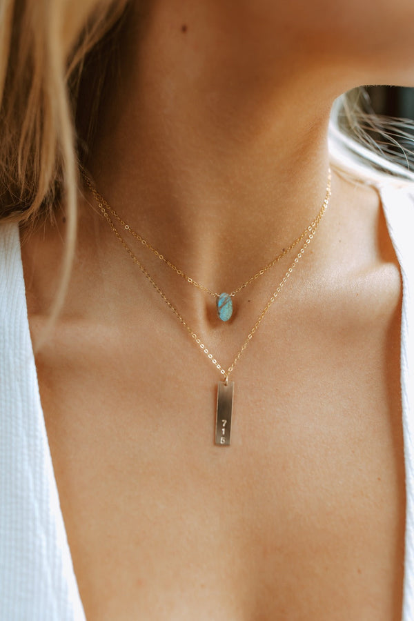 Labradorite Slice Necklace