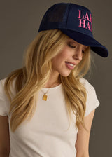 Lake Hair Trucker Hat