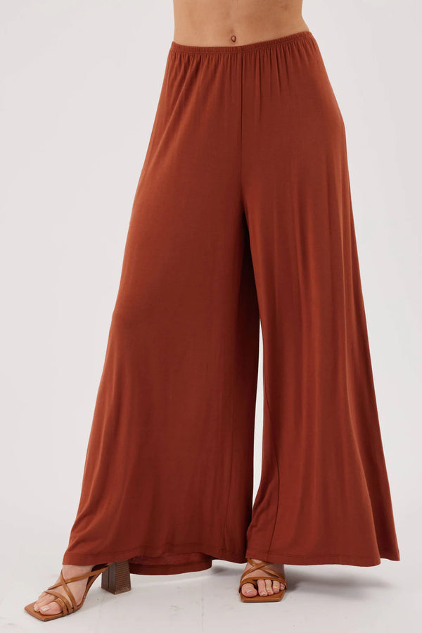 Slow Dance Wide Leg Pants Nutmeg