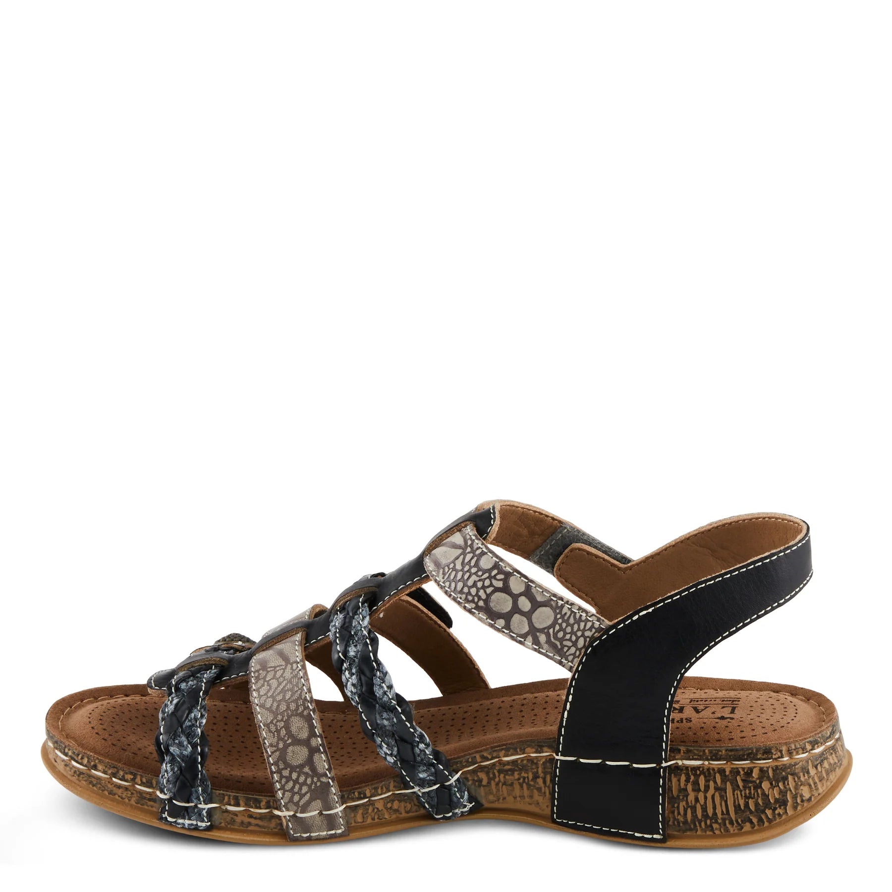 Delila Sandals Black Multi