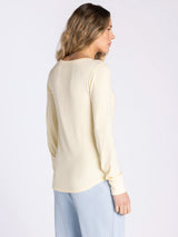Stacy Long Sleeve Top Butter Yellow