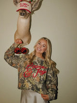 Peace & Joy Christmas Camo Sweatshirt Camo