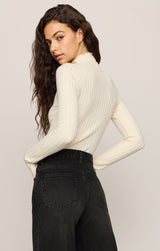 Hattie Long Sleeve Top Antique White