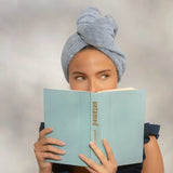 Plush Microfiber Hair Towel Turban w/ Bow