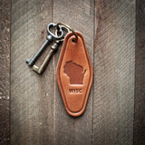 Motel Style Leather Keychain