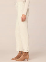 Ab Solution High Rise Tapered Utility Snap Hem Pants Stone