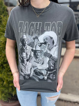 Zach Top Vintage Wash Graphic Tee Pepper