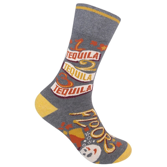 1 Tequila, 2 Tequila, 3 Tequila Floor Socks