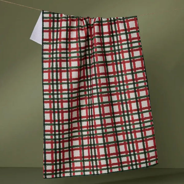 Geometry Tea Towel Holiday Charm