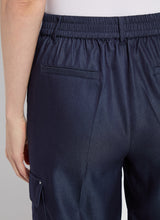 Monique Tailored Cargo Pants Solid Indigo