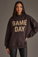 Game Day | Sunday Funday Reversible Sweatshirt Dark Gray