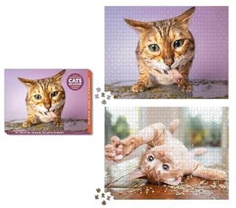 Cats on Catnip 2 in 1 Double Sided Puzzle