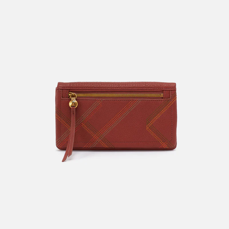 Lumen Stitched Continental Wallet