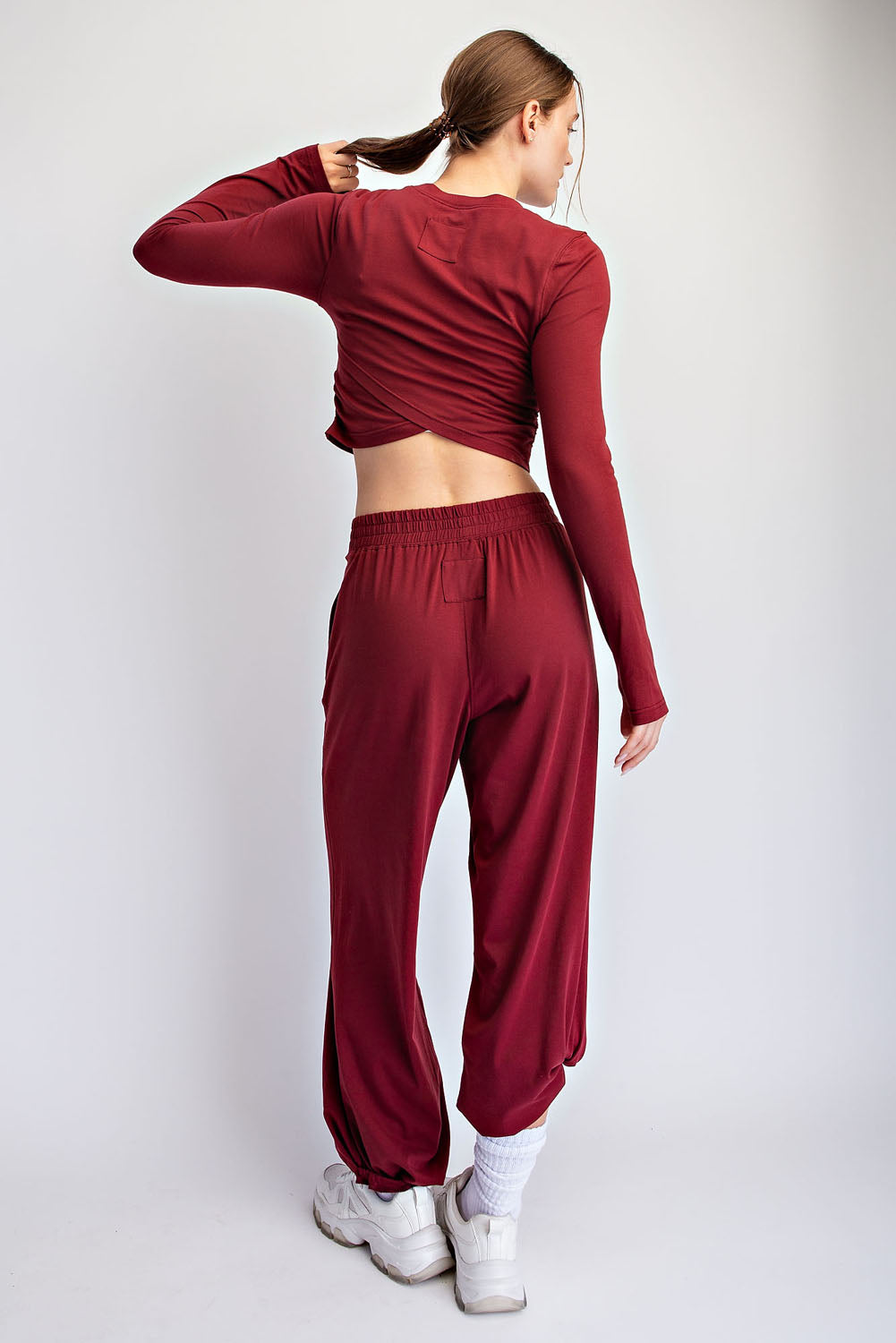 Wanderer Long Sleeve Crossover Set Winter Berry