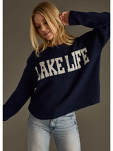 Lake Life Lightweight Sweater Navy