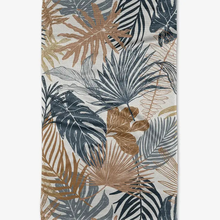 Geometry Tea Towel Tropical Forest