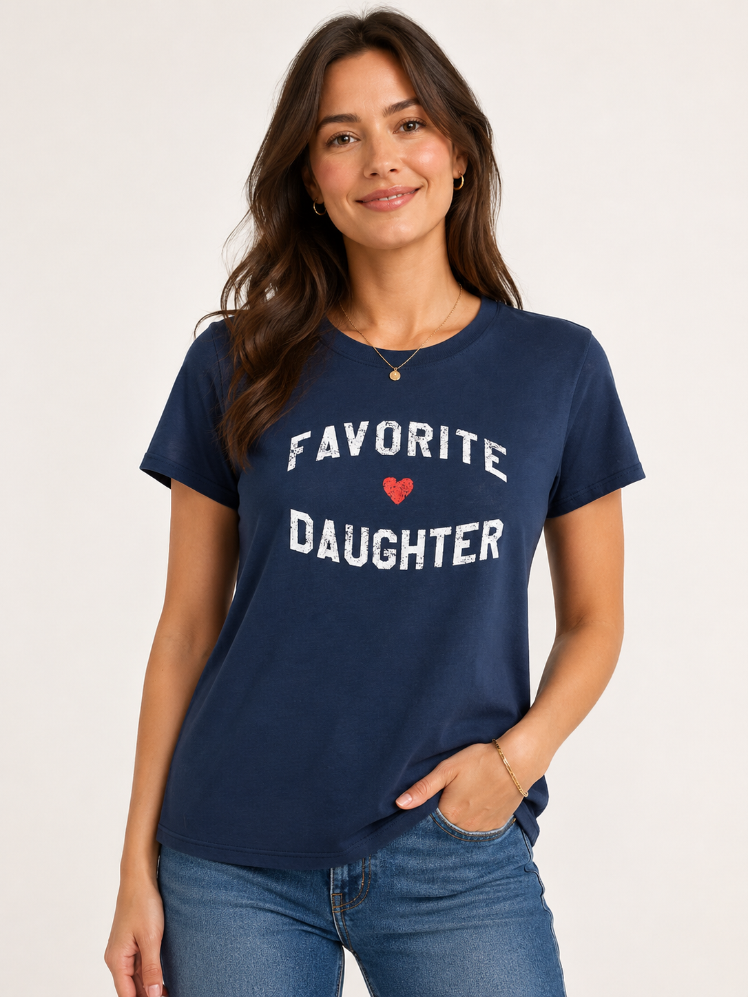 The Favorite Daughter Tee Navy