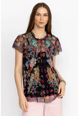 Rheia Mesh Blouse Multi