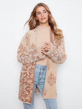 Patch Pocket Wide Sleeve Cardigan Rosie