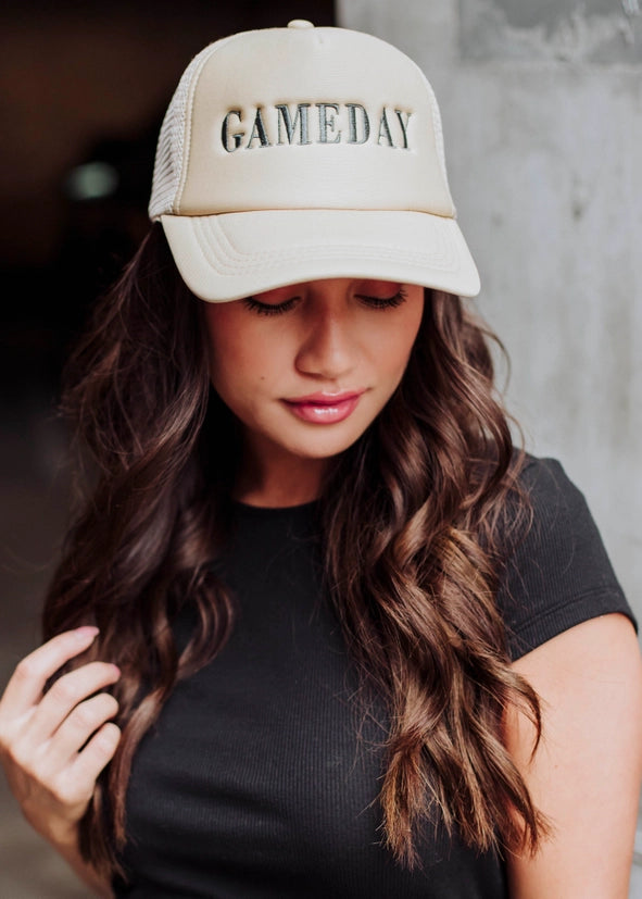 Gameday Trucker Hat Tan