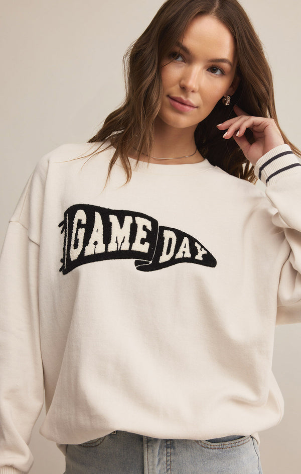Oversized Let's Go Sweatshirt Vanilla Ice