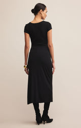 Aurelia Midi Dress Black