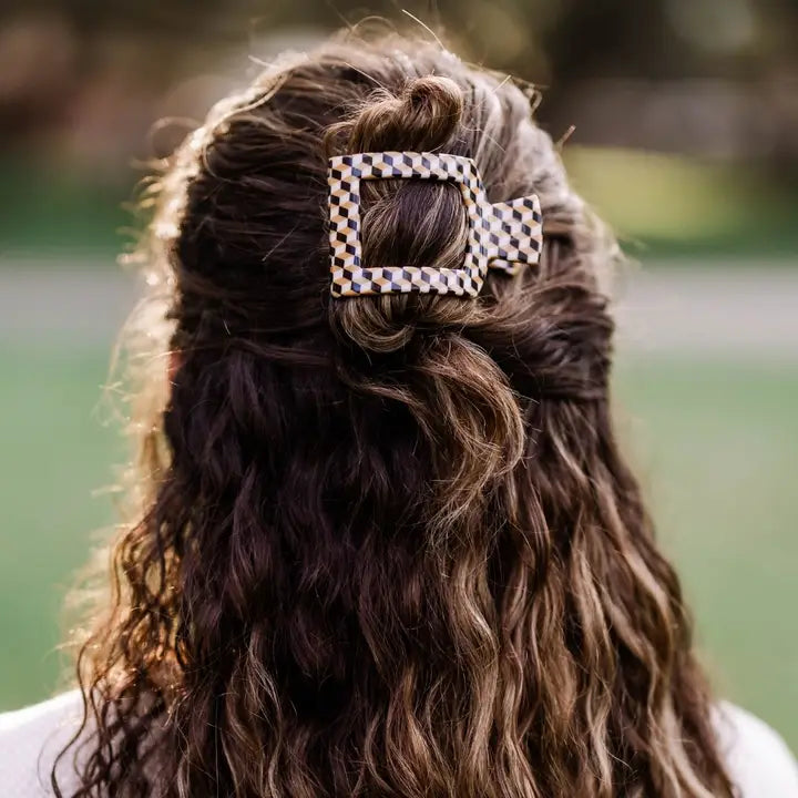 Teleties Small Flat Square Hair Clip Gone Glamping