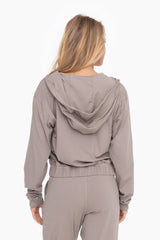 Flexcomfort Hooded Jacket Warm Grey