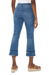 Hannah Multi Seam Crop Flare Jeans Tremont