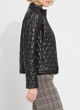 Brooklyn Quilted Vegan Leather Jacket Black