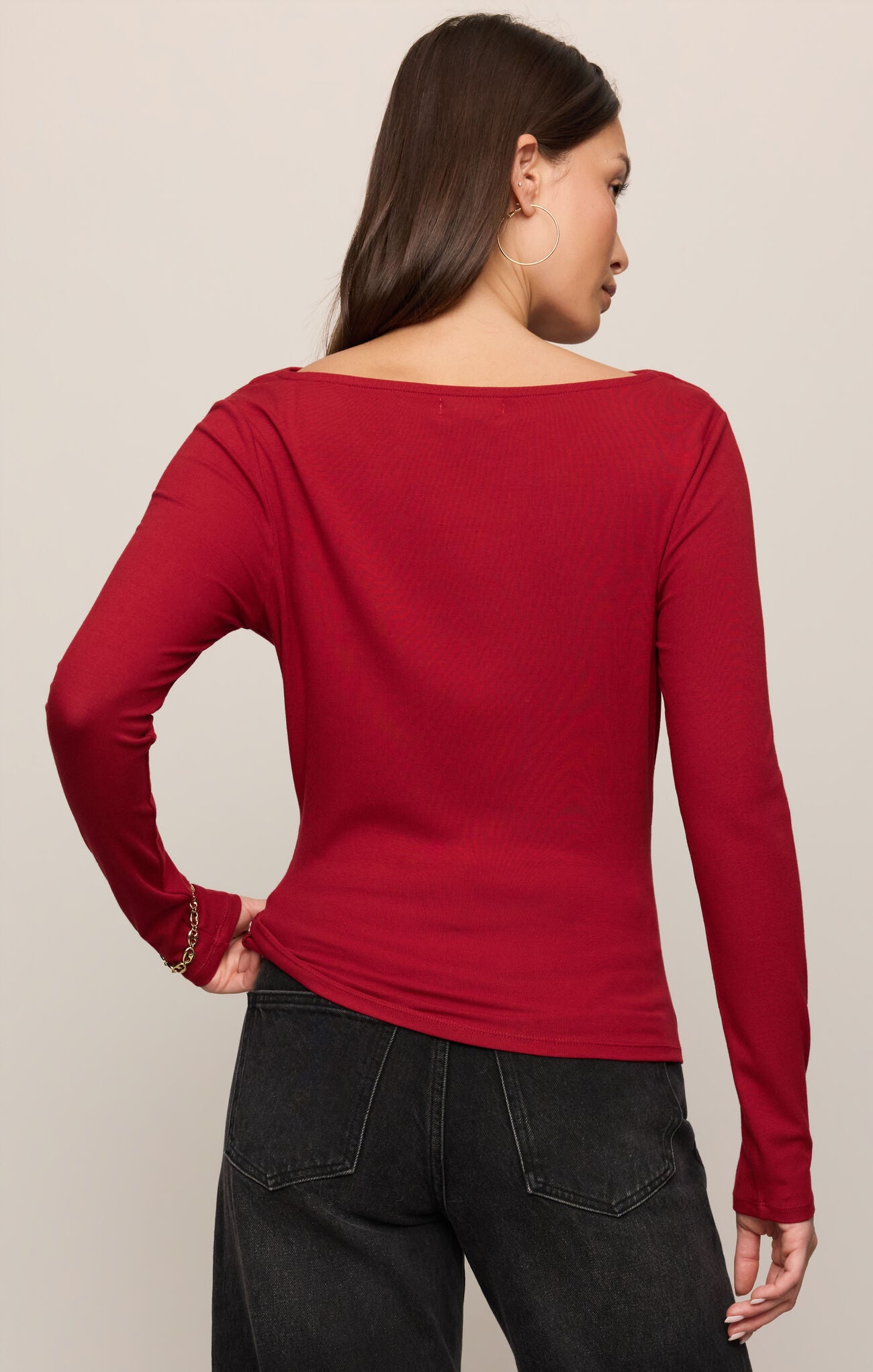 Nolita Nights Top Red Dahlia