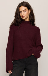 Warm Wishes Sweater Berry Noir