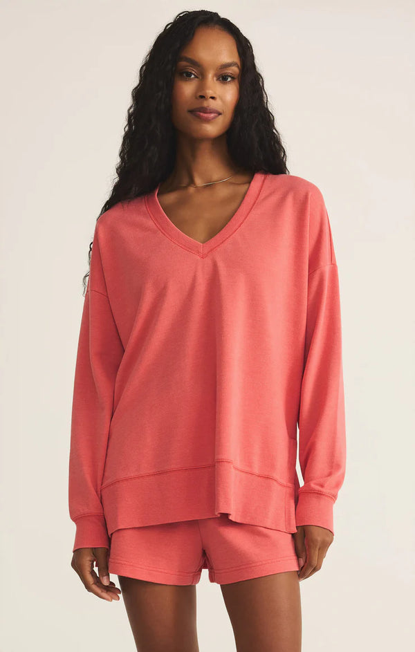 Modern Vneck Weekender Persimmon