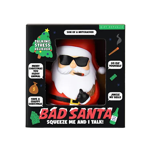 Bad Santa Talking Stress Reliever