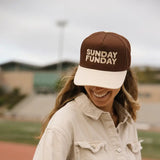Sunday Funday Embroidered Trucker Hat