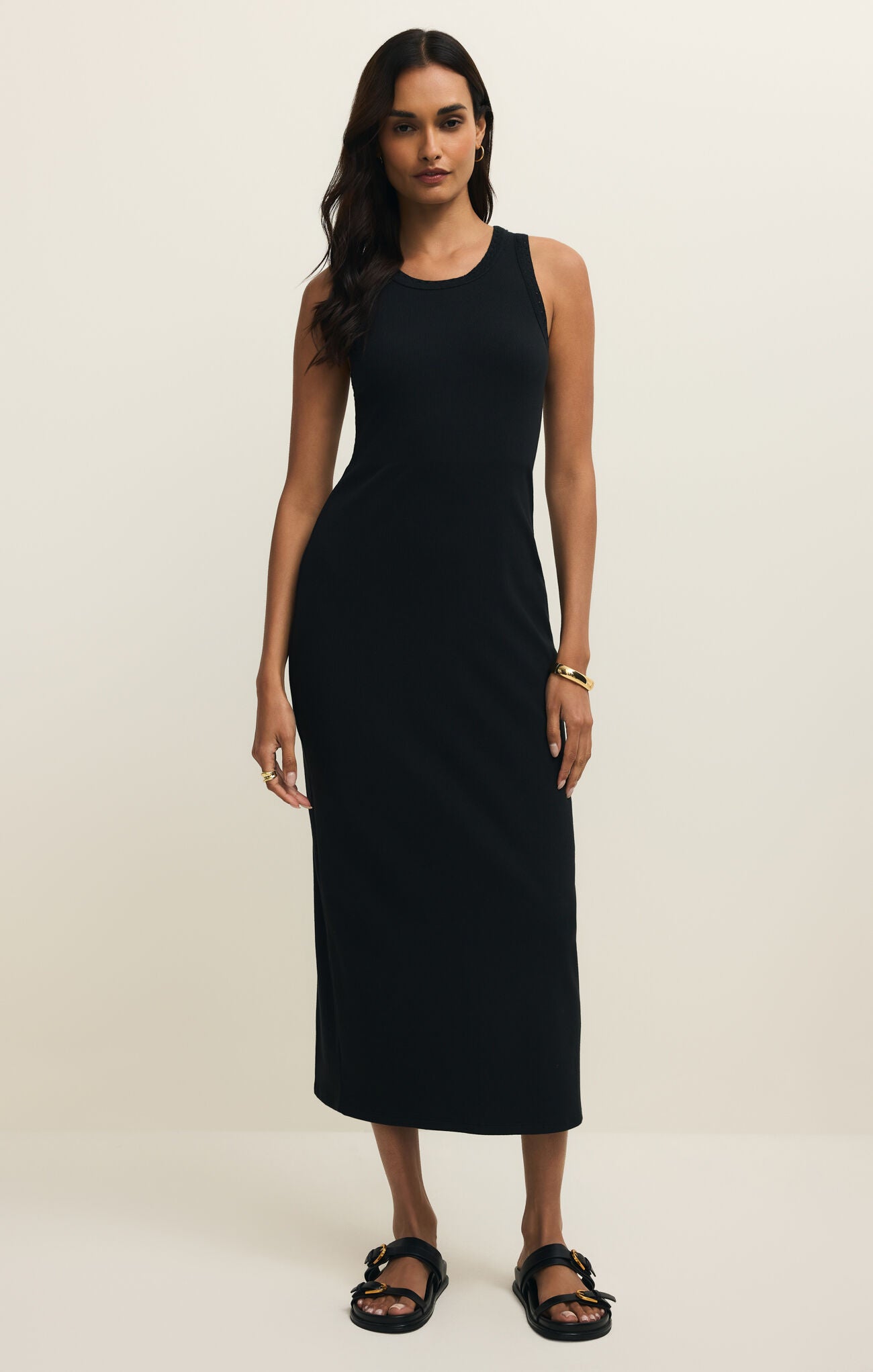 Clarke Midi Dress Black