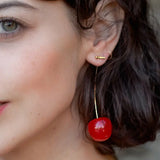 Cherry Threader Earrings