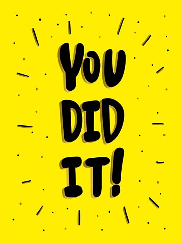 You Did It! Book