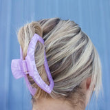 Open Large Hair Clip Lavender Mist