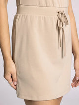 Ying Tie Waist Dress Oak Black Rib
