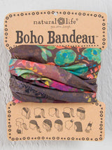 Full Boho Bandeau Espresso Bright Floral