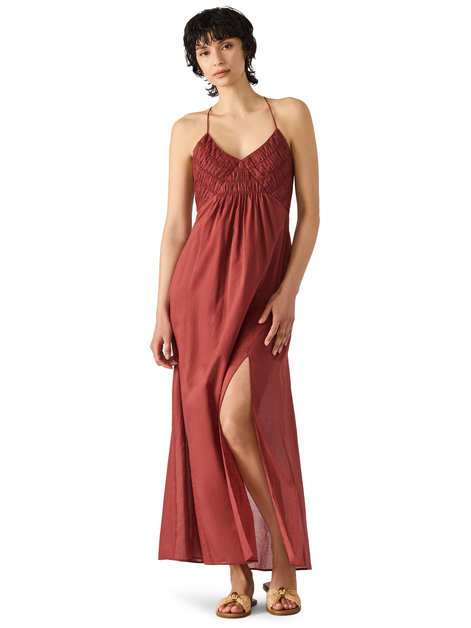 brianna maxi dress Brianna Maxi Dress Dusty Brick – Broadway in Stanley