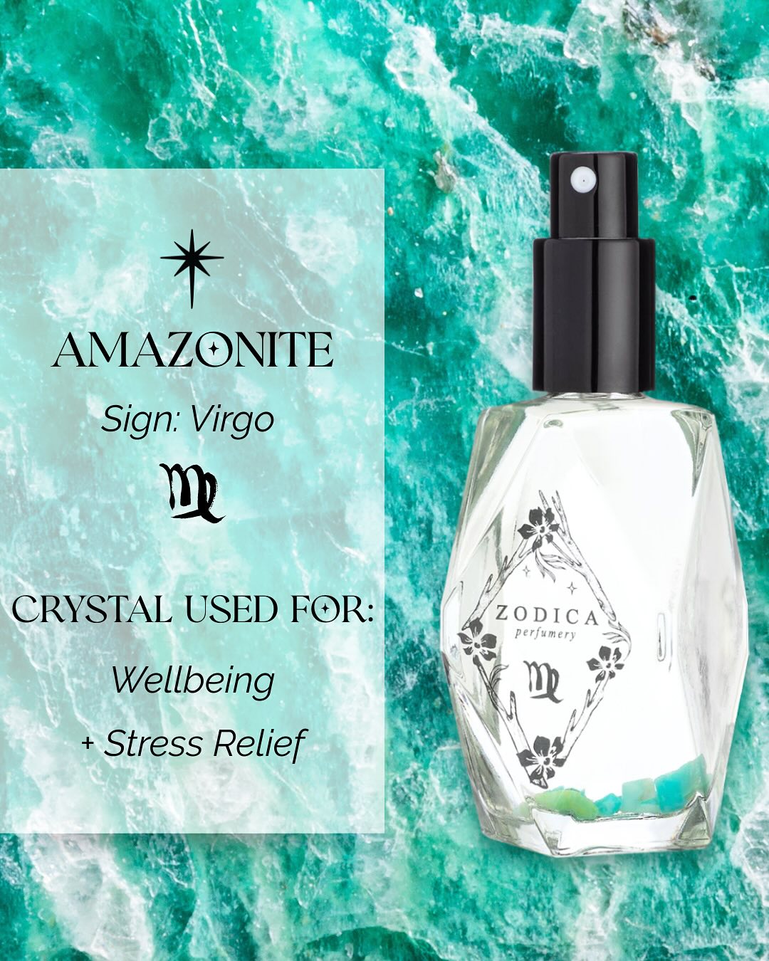 Mini Crystal Infused Zodiac Perfume - 22ml
