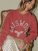 Griswold Christmas Graphic Sweatshirt Crimson