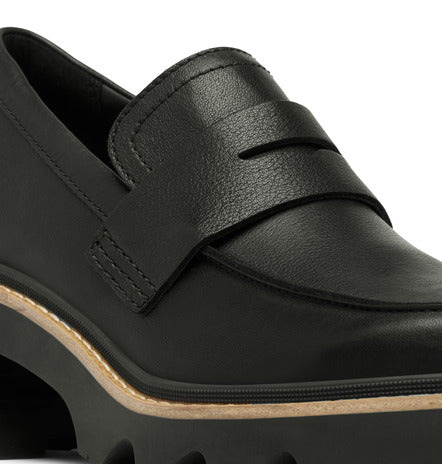 Joan Now City Loafer Black + Sea Salt