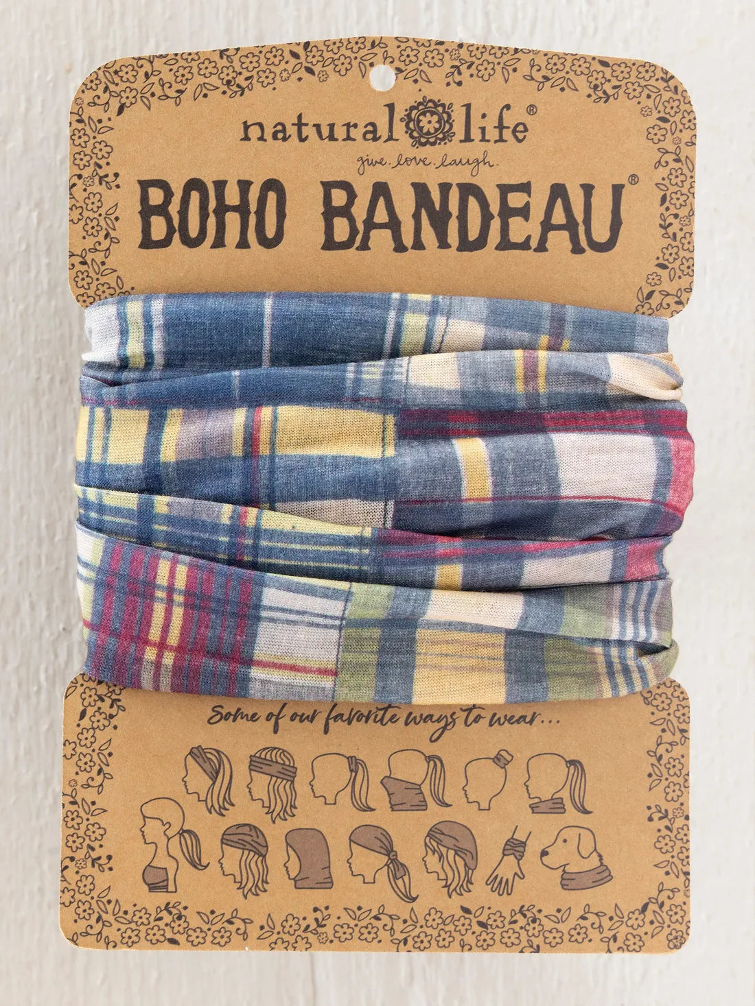 Full Boho Bandeau Greenfield Madras Multi