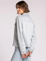 Jackie Relaxed Fit Jacket Mia Pinstripe